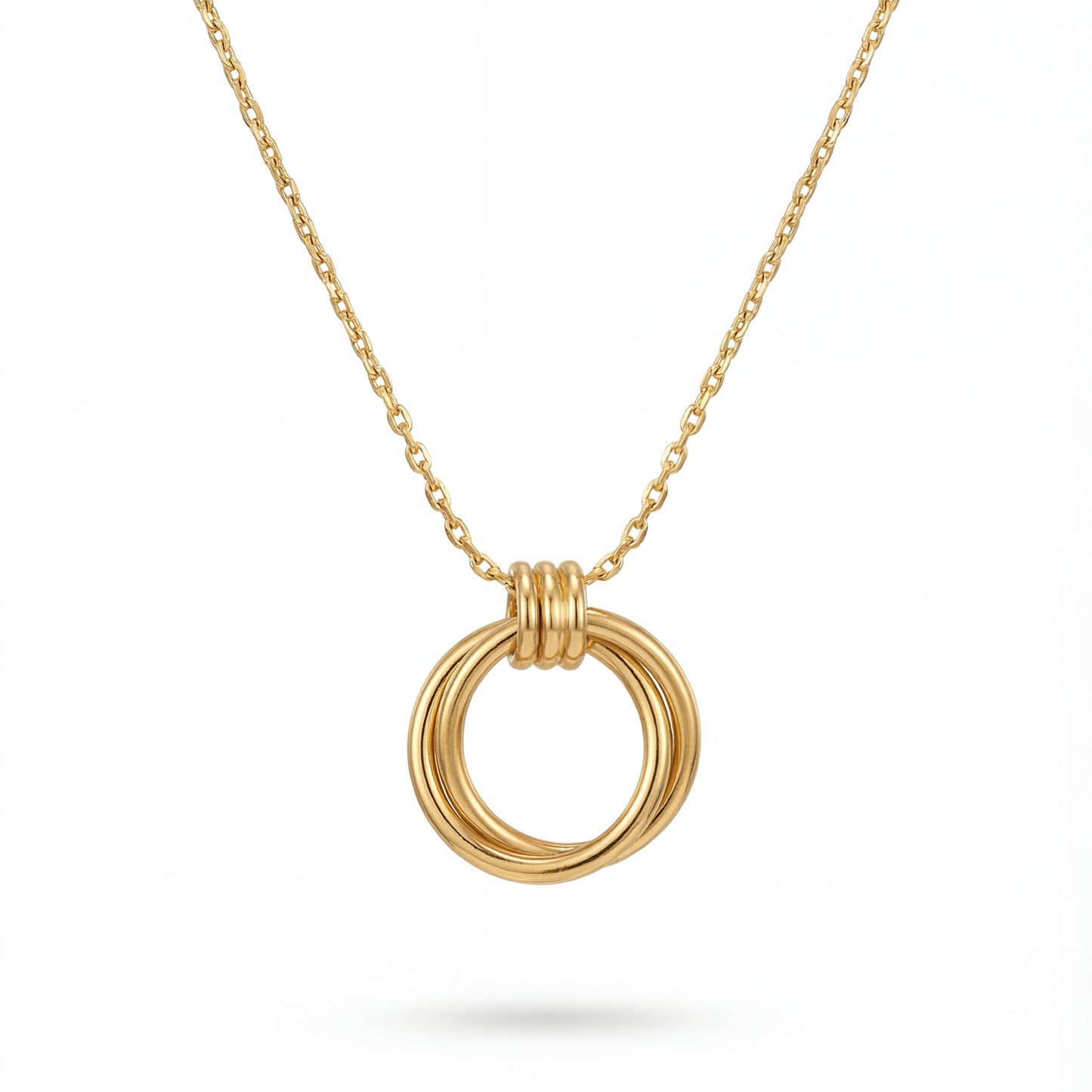 Collier Double Anneau