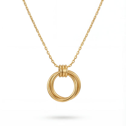 Collier Double Anneau