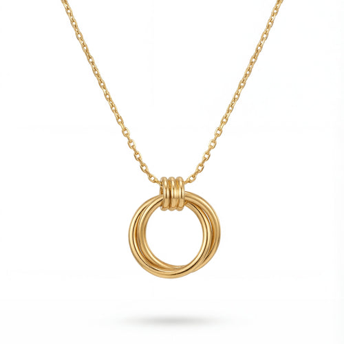 Collier Double Anneau